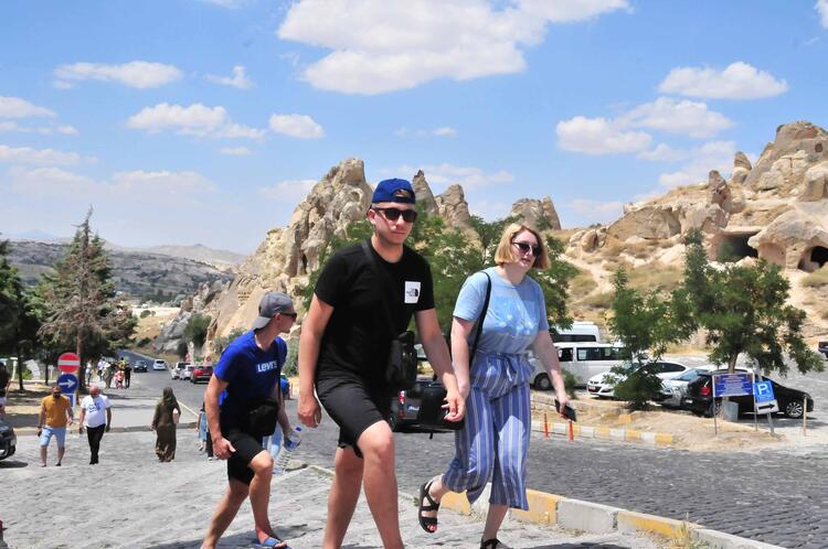 Kapadokya’yı ziyaret eden turist sayısında iki kat artış